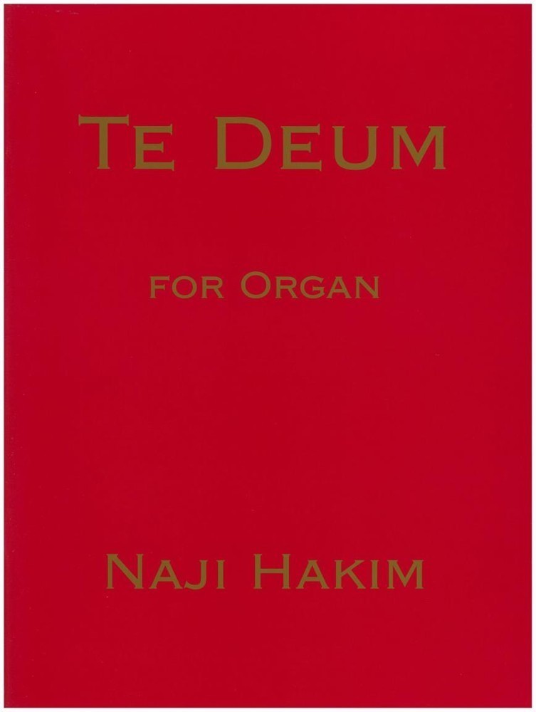 Hakim: Te Deum for Organ published by UMP